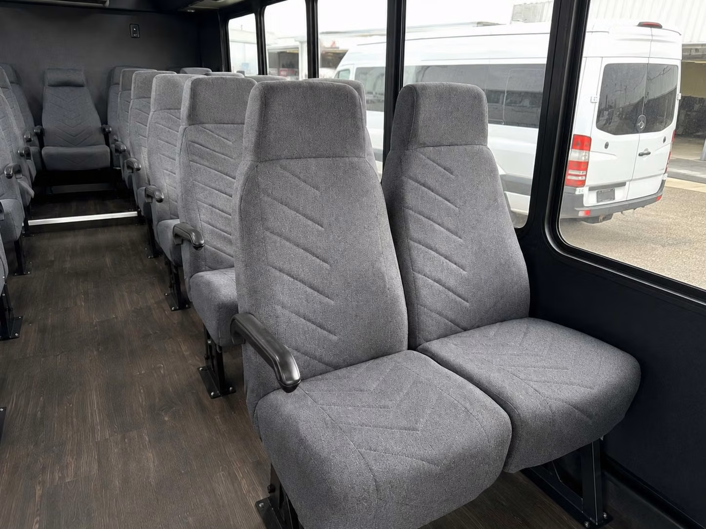 15 passenger minibus inside