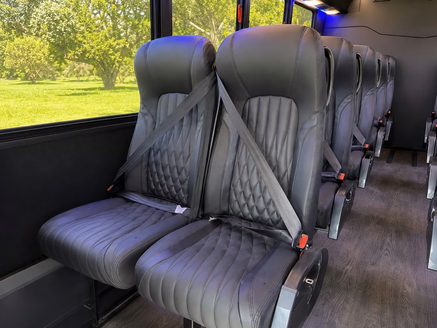 18 passenger minibus interior