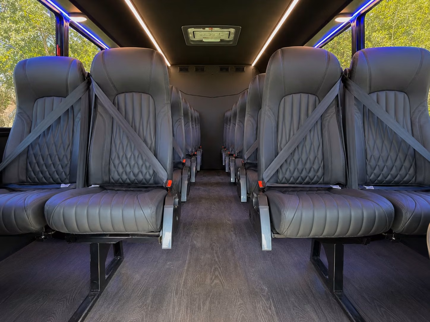 20 passenger minibus inside