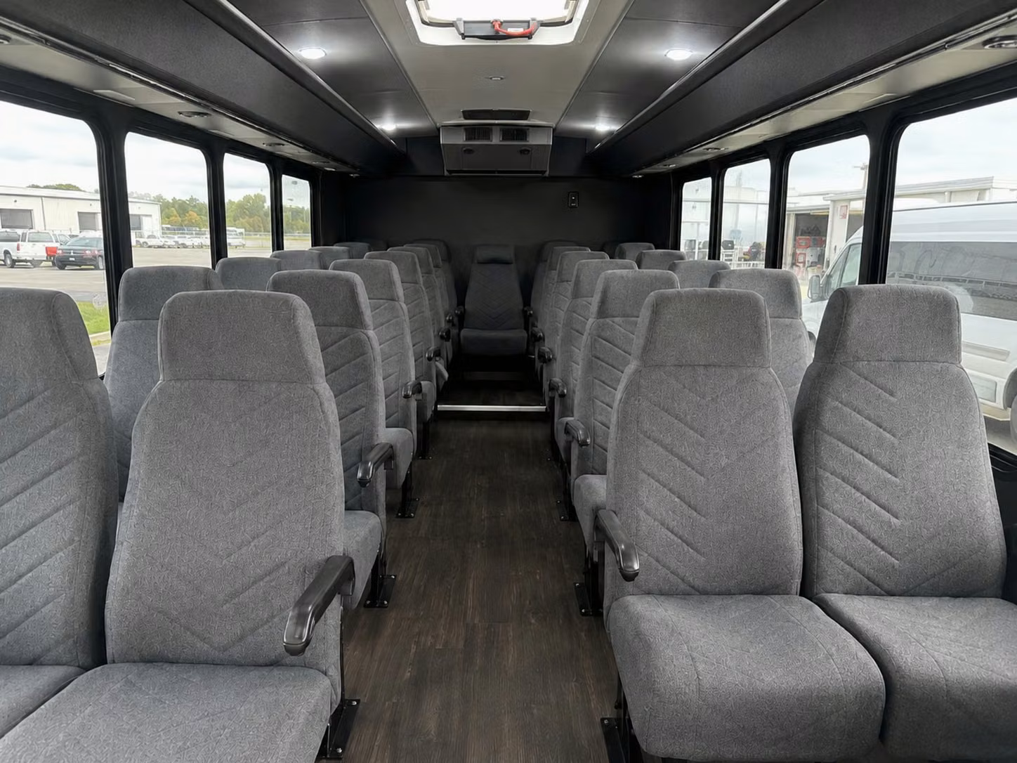 20 passenger minibus interior