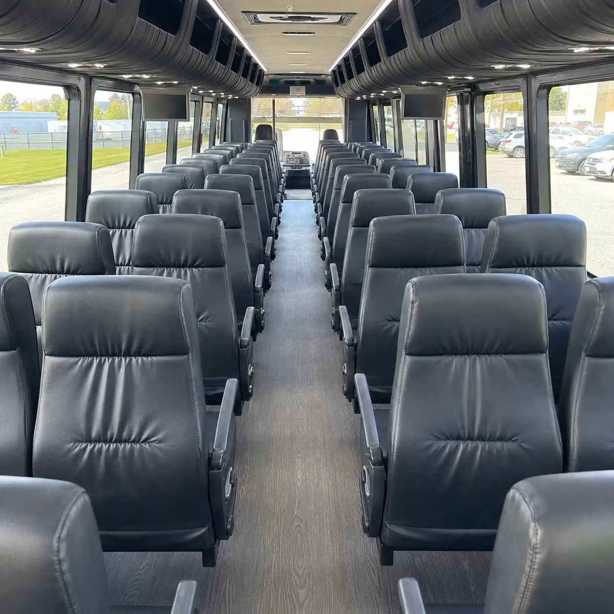 28 passenger minibus interior