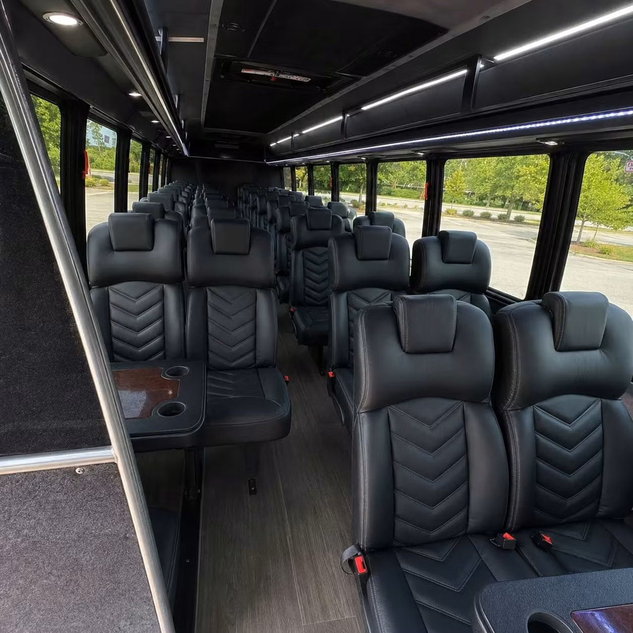 30 passenger minibus interior