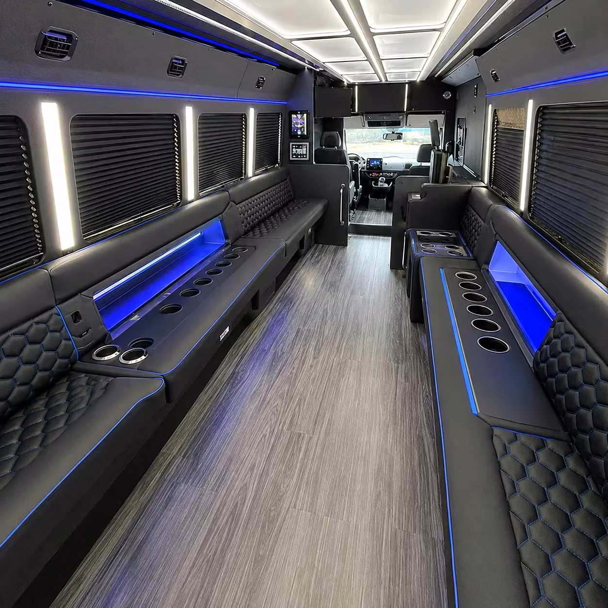 party bus interior