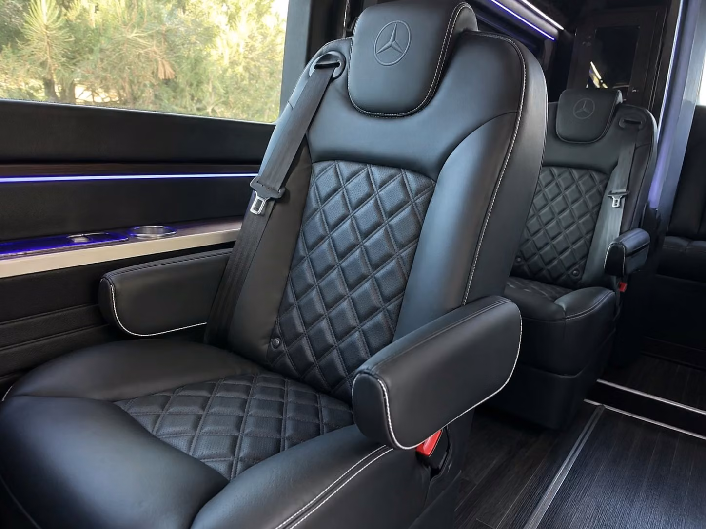 sprinter van with driver interior